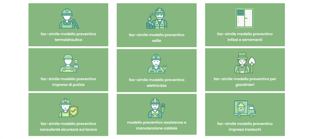 fac simile modello di preventivo preventivi015